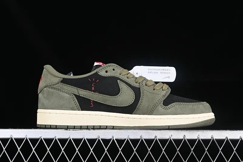 All categories Air Jordan Jordan series basketball shoes Air Jordan 1 Low P version Travis Scott x Air Jordan 1 Low OG AJ1 Joe 1 undercut low DM7866-002